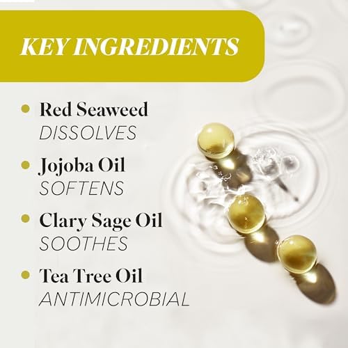 Fur Bath Drops- Fur Oil to Moisturize and Soothe Your Skin in a Natural Dissolvable Seaweed Capsule for a Relaxing Bath, with Grapeseed, Jojoba, and Clary Sage Oil - 18 Capsules