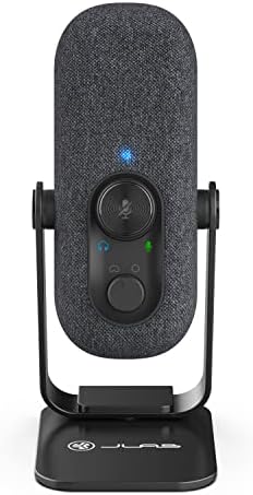 JLab, Go Talk, USB-C Microphone, Cardioid Omnidirectional, Plug and Play, Black