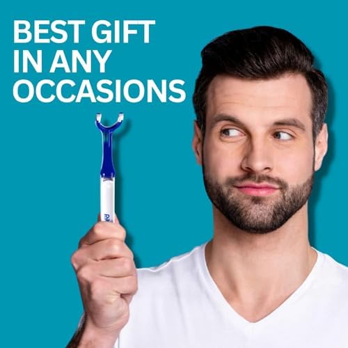 Paro Dental Floss Holder, The Perfect Grip Reusable Flosser Handle for Oral Cleaning, Refillable and Easy to Clean, Works Best with Riser Floss
