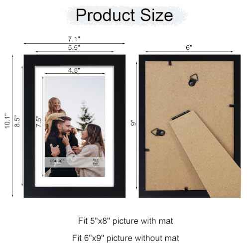 6x9 Picture Frame Set of 4 (4 Count)