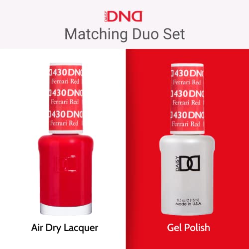 DND Gel Polish Set, Purple Collection, UV/LED GelPolish and Air Dry Nail Lacquer, Matching Chip-Free Polish Duo, 0.5 Fl Oz Each
