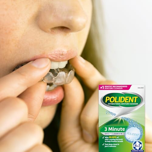 Polident 3 Minute Denture Cleanser Tablets - 84 Count