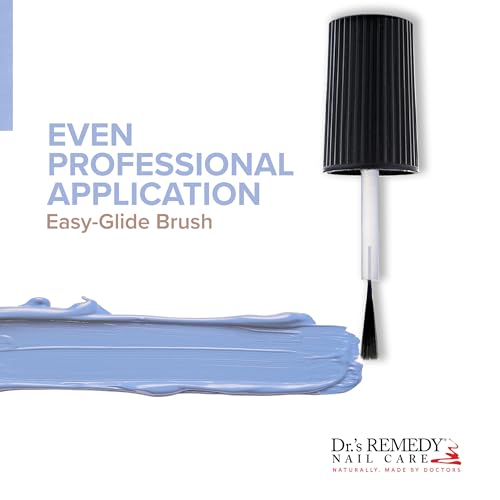 Dr’s Remedy Enriched Nail Polish: Non Toxic, All Natural, and Organic - Doctor Formulated: Strengthens, Restores, Heals, and Protects '24-Free' - PERCEPTIVE Periwinkle