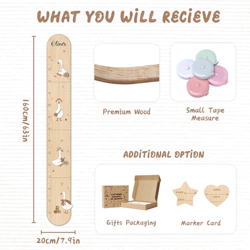 Personalized Name Growth Chart for Wall