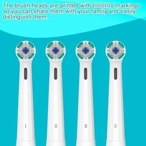 Replacement Heads Compatible with Oral B iO Electric Toothbrush, Soft Toothbrush Heads Fit for Oral-B iO 2/3/4/5/6/7/8/9/10 Series with Covers (White, 8 Count (Pack of 1))