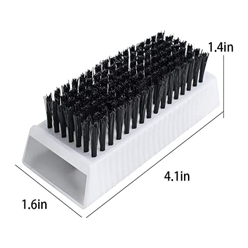 2PCS Surgical Scrub Brushes for Hands Non-Disposable Sterile Hand Scrubber Double-Sided Nail Brushes with Nail Cleaner Hand and Nail Cleaning Brush Stiff Bristle Fingernail Brushes Nail Scrub Brushes