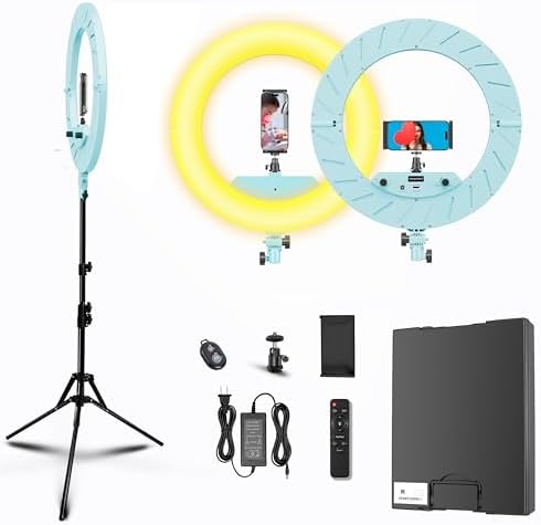 18 inch Ring Light Kit (Ice Blue)