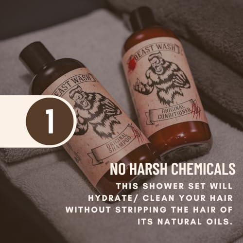 Shampoo - Supports Hair Hydration & Volume - Organic Oils & Natural Cleanse - Castor Oil, Aloe Vera, Jojoba - Original Scent - 8 oz
