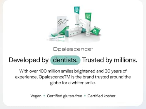 Opalescence Whitening Toothpaste for Sensitive Teeth (1 Pack) - Oral Care, Mint Flavor, Gluten Free - TP-5167-1