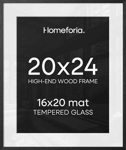 20x24 Black Oak Picture Frame (2 Count)