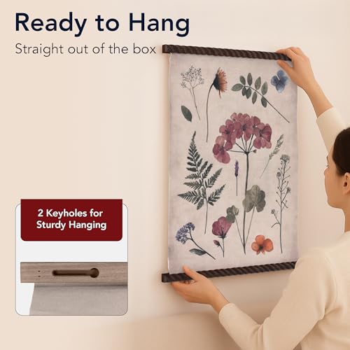 Spindle Tapestry Floral Wall Art