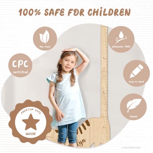Personalized Name Kids Height Wall Chart