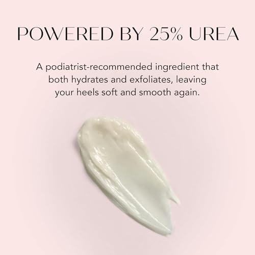 Luxury Foot Cream for Dry Cracked Heels | 25% Urea Cream for Feet with Vitamin E | Foot Moisturizer & Cracked Heel Treatment | Naturally Scented, Paraben and Phthalate Free