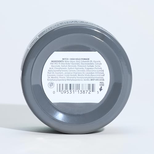 MITCH by Paul Mitchell High Hold Pomade, High Hold + High Shine, For All Hair Types