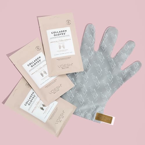 VOESH Collagen Gloves, Vegan Hand Masks, Moisturizing Hand Mask, Lotion Gloves, Hydrating Gloves, Hand Care, Spa Manicure Gloves, Dry Hand Treatment