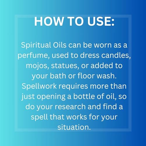 SATAN BE GONE Spiritual Oil (aceite) for Hoodoo, Voodoo, Santeria, Wicca, Rootwork, & Spells