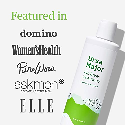 Ursa Major Natural Shampoo | Sulfate-Free, Vegan, Cruelty-Free, Non-toxic | Formulated for Men & Women and All Hair Types | 8 ounces