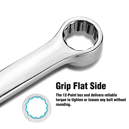 DURATECH 10mm Extra Long Ratcheting Wrench, Metric, CR-V Steel - size: 10mm