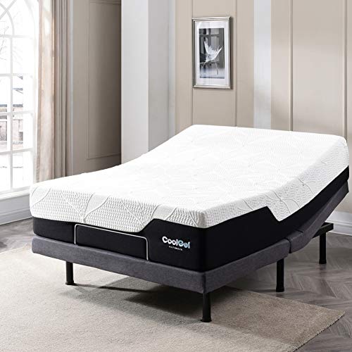 Cool Gel Chill 14 Inch Medium Firm Memory Foam Mattress Queen Size, with 2 Bonus CoolGel Memory Foam Bed Pillows, 14" with Pressure Relief, CertiPUR-US Certified, Cooling Queen Mattress in a Box