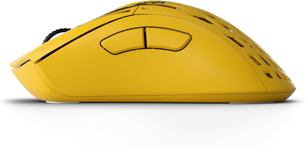PWNAGE Stormbreaker Max CF Wireless Gaming Mouse, 45g Ultralight Esports Mouse, 8000Hz Polling Rate, 36K DPI PAW3950 Optical Sensor, 100% PTFE Skates, Ergonomic Design for FPS Gaming (Solar Blitz)