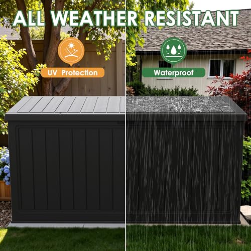HDPE 260 Gallon Deck Box Double