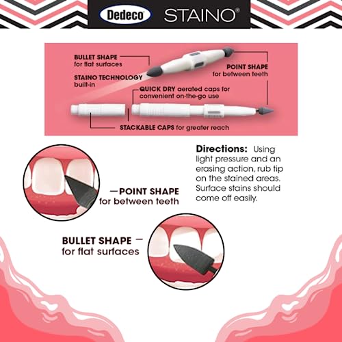 Staino Tooth Stain Eraser Dental Tool – 2 Erasers/Unit