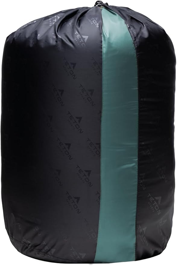 Teton Celsius XXL Sleeping Bag, Cold Weather Sleeping Bags for Adults and Kids, Camping Made Easy and Warm. Compression Sack Included, 35F, 25F, 0F, 20F Degree