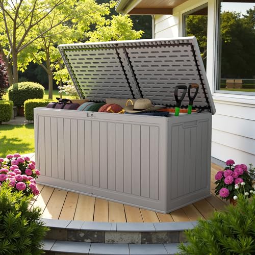 HDPE 260 Gallon Deck Box Double