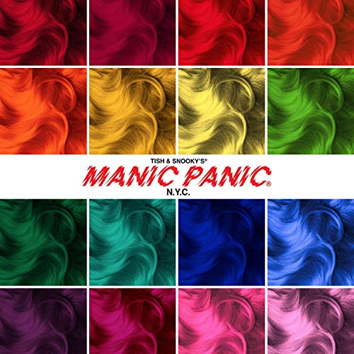 MANIC PANIC Classic Fuschia Shock Semi Permanent Hair Color - Dark Pink Hair Dye for Women & Men That Lasts 4-6 Weeks - Vegan, Ammonia & Cruelty-Free - Create & Mix Custom Shades (4oz)