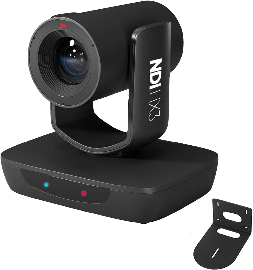 AI Auto Tracking PTZ Camera, 20X Zoom Live Streaming HDMI SDI PTZ Camera for Church Worship and Live Event, LV20, Not NDI