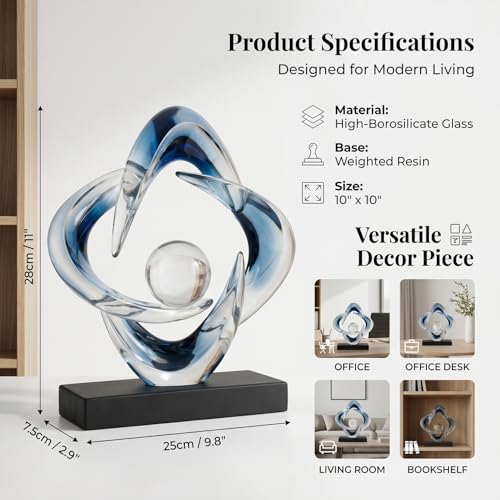 Modern Abstract Sculpture Decor