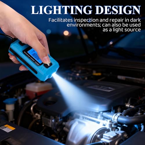 Automotive Circuit Fault Probe Tester, Portable High-Precision 20A 48V Car Circuit Probe Tester with Led Display & Front Lighting, Car Relay Fuse Blade Checker for Various Vehicles
