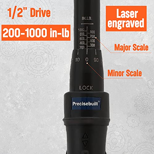 1/2" Drive 200-1000 in-lb Click Tech Torque Wrench - size: 1/2" DR. 200-1000 in-lb
