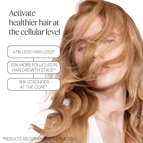 Women's Hair Growth Peptides Capsules, Doctor Recommended, Patented Follicle Fortifying Biotechnology, Clinically Shown to Reduce Hair Loss, 1-Month Supply