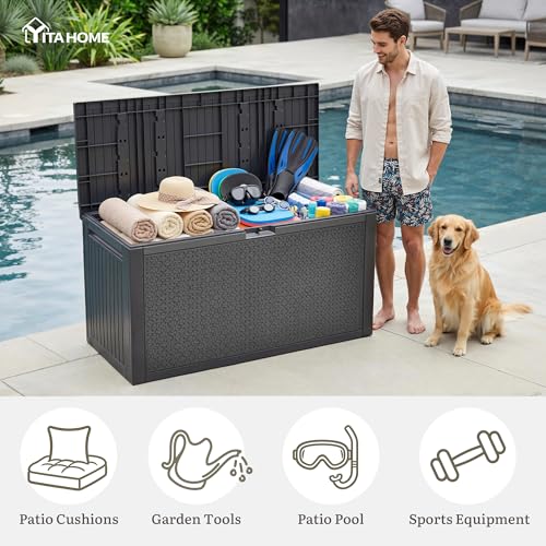 95 Gallon Outdoor Storage Deck Box