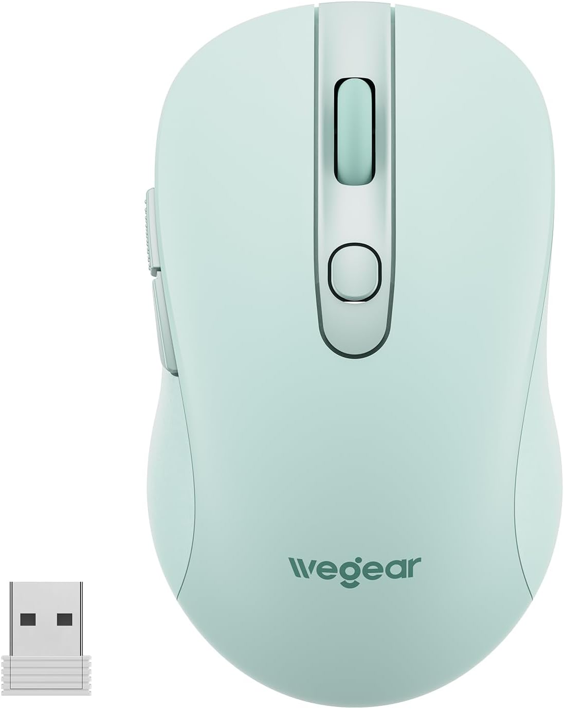 wegear USB Wireless Mouse for Laptop PC Mac, 2.4GHz Cordless Mouse-Pink