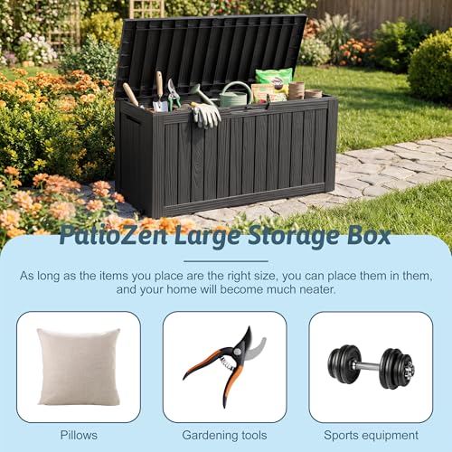75 Gallon Resin Deck Box
