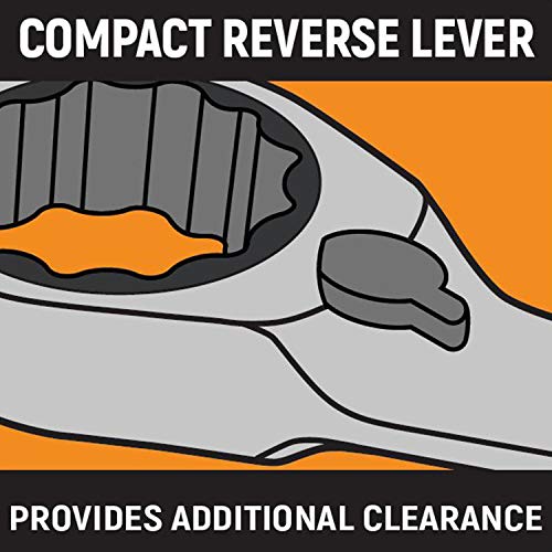 GEARWRENCH 8 Piece 72-Tooth 12 Point Reversible Ratcheting Combination SAE Wrench Set | 9533N (Pack of 10) - size: Pack of 10