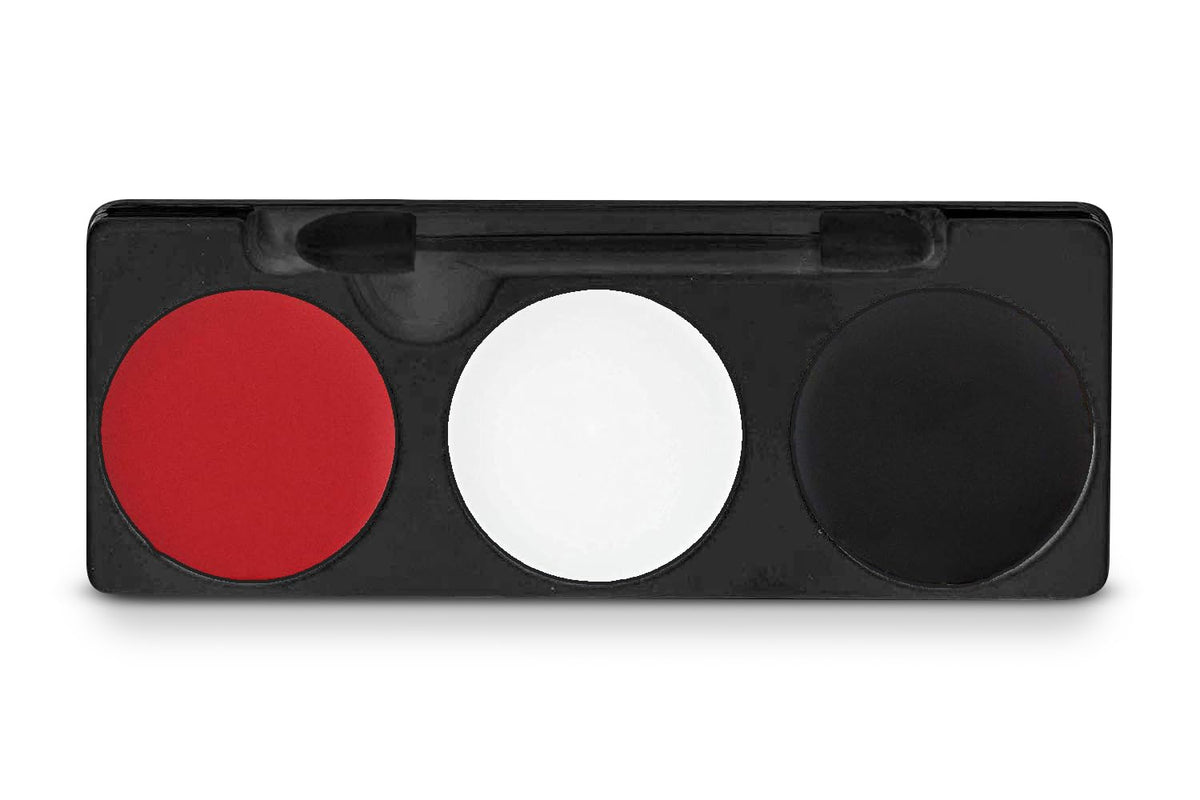 Mehron Makeup Tri-Color Character Makeup Palette | Halloween, Special Effects and Theater Cream Makeup FX Palette | Face Paint Makeup .7 oz (20 g) (Pirate)