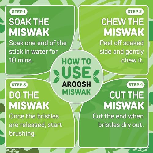 Miswak Sticks for Teeth Organic | Siwak Toothbrush Stick | Sustainable Tooth Stick for Oral Care | Natural Chew Sticks for Humans | Meswak Miswak Holder-Free | African Toothbrush Stick | مسواك (12)