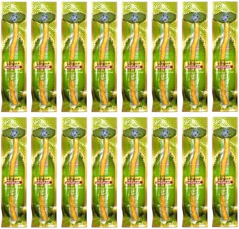 Pack of 16 Natural Miswak Toothbrush - Vacuum Sealed Traditional Toothbrush Stick - for Healthy Teeths,Gums and Fresh Breath (Mint Flavor)