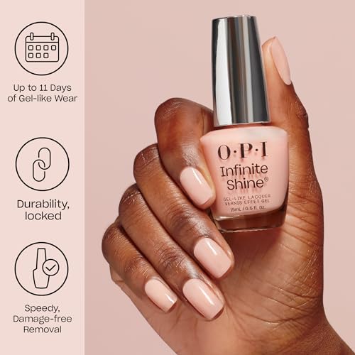 OPI Infinite Shine Long Wear Nail Polish | Opaque Bright Red Crème Gel Like Nail Polish | Vegan, Long Lasting, Streak Free
