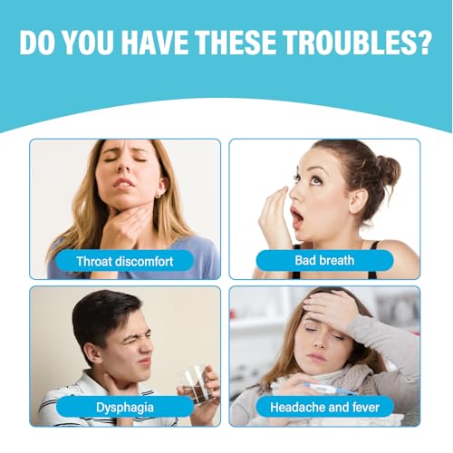 Tonsil Stone Mouthwash, Tonsil Stone Remover Help Soothe Tonsils, Remove Bad Breath and Relieve Dry Mouth, 120 ML