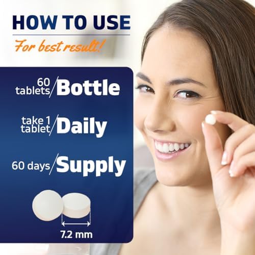 Vitamatic Salivarius Complex 10 Billion Chewable Mint Flavored Tablet - 60 Count - Oral Health Chewable Probiotics + Prebiotics - Supports Healthy Teeth, Gums, & Better Breath