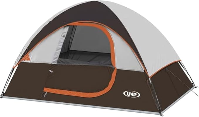 Camping Tent 2 Person, Waterproof Windproof Tent with Rainfly Easy Set up-Portable Dome Tents for Camping…