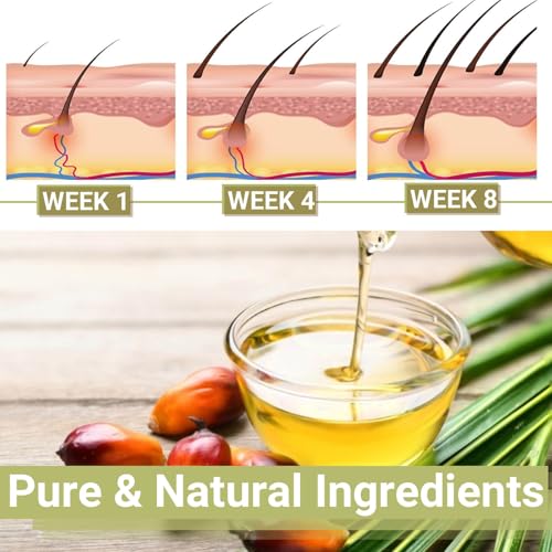 RAW Batana Oil for Hair Growth, Dr Sebi Organic Unrefined Batana Oil from Honduran, 100% Pure & Natural Hair Growth Oil for Thicker & Stronger Hair - 4 FL OZ