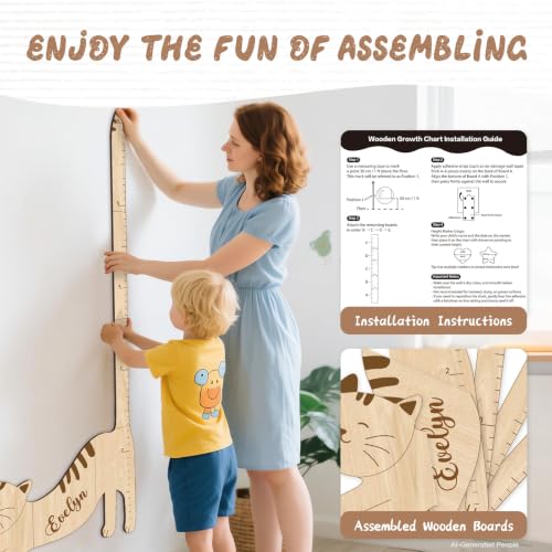 Personalized Name Kids Height Wall Chart