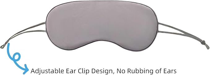 Sleep Mask FSA or HSA Eligible,Dual Warm & Cool Function,Soft-Covered Eye Mask for Sleep, Blocks Light to Reduce Dark Circles, Adjustable Ear Loops, Travel Bag Included Gift for Men and Women