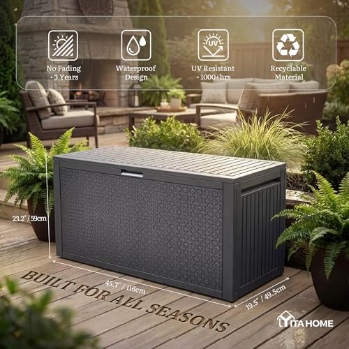 95 Gallon Outdoor Storage Deck Box