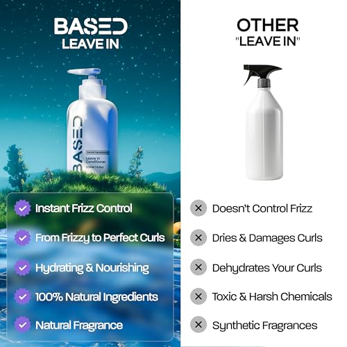 Shampoo, Conditioner & Leave-In Conditioner Deluxe Bundle with Peppermint, Coconut & Avocado Oil, Deluxe Hair Bundle for Men, Two 12 fl oz & One 6.8 fl oz Bottles (Pack of 3)